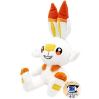 Officiële Pokemon knuffel Scorbunny San-ei 28cm (staand)